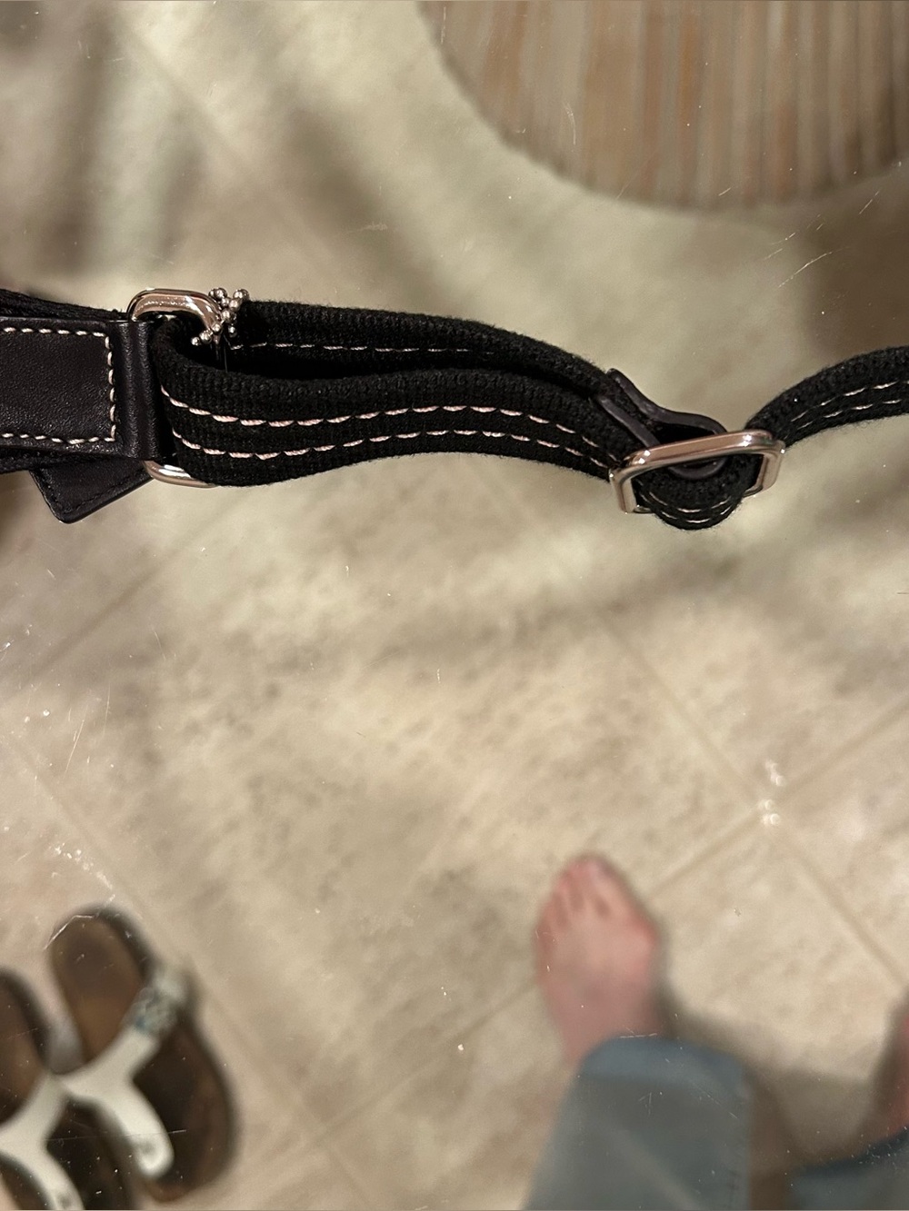 Signature vintage bon voyage women’s coach Y2K canvas belt bag - Picture 15 of 16